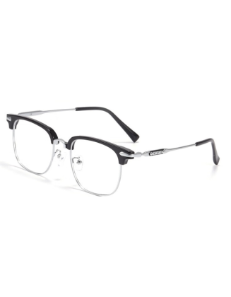 Browline Half Frame Myopia Glasses